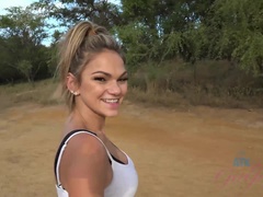 Athena makes her first trip to Hawaii.