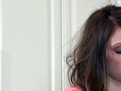 茶髪の, カワイイ, オナニー, ポルノスター, 一人