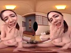 Dreidimensional, Asiatisch, Grosse titten, Japanische massage, Realität, Titten