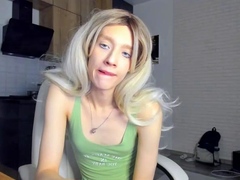 Amateur, Blonde, Mignonne, Gode, Softcore, Solo, Adolescente, Webcam