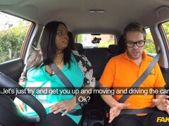 Watch this British BBW with huge tits take off her panties & get banged in a car