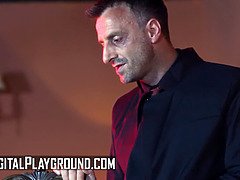 Anaal, Kont naar mond, Pijpbeurt, Lul, Sperma in gezicht, Man man vrouw, Natuurlijke tieten, Rijden