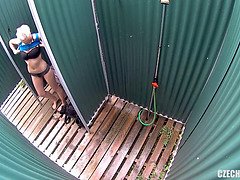 素人, チェコ, Hd, 淫乱熟女, プール, 公共, 現実, 一人