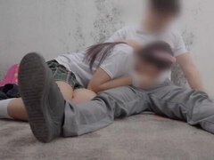 College Coed Sucks Off Jorge and Takes It All Outside. Real Orgasm Cumshot (HD)