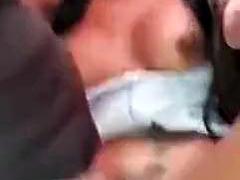 Leie, Blasen, Schwanz, Latina, Im freien, Öffentlich, Transfrau, Ablutschen