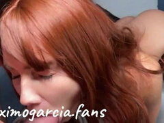 Best blowjob POV with crazy blue Eyed girl