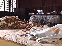 Asiático, Tetas grandes, Grupo, Grupo, Peludo, Japonés, Chupando, Esposa