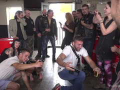 Bondage, Domination, Femelle, Maîtresse, Petite femme, Rugueux, Esclave, Voyeur