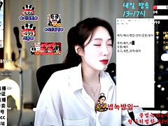 18, 素人, アジア人, デカパイ, フェラチオ, 韓国人, オッパイの, ヴィンテージ