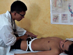 Gaping asian patient in anal exam