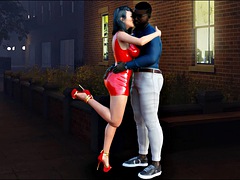 Grote lul, Zwart, Pijpbeurt, Zwart, Sperma in gezicht, Interraciaal, Moeder die ik wil neuken, Openbaar