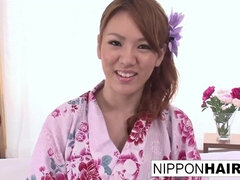 Asiatisch, Arsch, Braunhaarige, Spermaladung, Behaart, Hd, Muschi, Titten