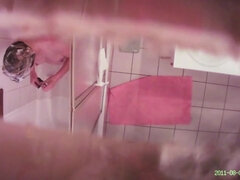 Spying On Hairy Milf In Shower Hidden Cam