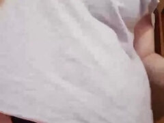 Tetas grandes, Rubia, Tetona, Fetiche, Tetas naturales, Fumando, Solo, Camara web