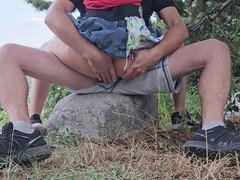 Анальный секс, Кончили внутрь, Зрелые, Оргазм, На природе, Трусики, Киски, Тощие