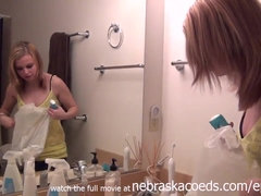 Stellung 69, Leie, Blondine, Besamung, Freundin, Unschuldig, Solo, Titten