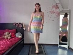 TinniAngel JOI Countdown: Watch Me Try On Beach Outfits & Jerk Off POV