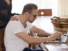 Schwarz, Spermaladung, Hundestellung, Hardcore, Lingerie, Reiten, Strümpfe, Ehefrau