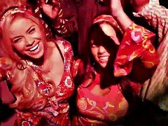 Tussi, Grosse titten, Blondine, Flotter dreier