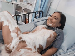 Gorgeous lesbians foot fetish xxx crazy clip