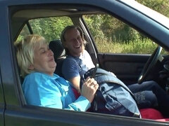 フェラチオ, 車, チェコ, お婆さん, 毛深い, Hd, アウトドア, オマンコ