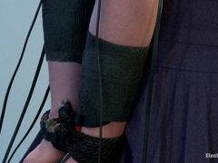 Sadomasochismus, Dildo, Elektrisch, Lesbisch, Schmerz, Muschi, Rasiert, Sklave