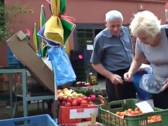 ブロンド, フェラチオ, イく瞬間, フェティッシュ, 熟年, アウトドア, 三人, オッパイの