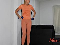 Amateur, Fetiche, Gimnasio, Hd, Pantaletas, Sexo soft, Solo, Deporte