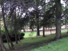 Big ass, Blowjob, Brunette, Deepthroat, Dick, Handjob, Outdoor, Sucking