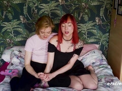 Blond, Vriendin, Huisgemaakt, Masseren, Roodharige vrouw, Slet, Tieten likken, Speelgoed