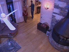 Grosse titten, Blasen, Spermaladung, Hardcore, Lingerie, Flotter dreier, Titten, Vintage