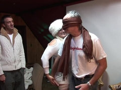 Анальный секс, Блондинки, Двойное проникновение, Вчетвером, Зрелые