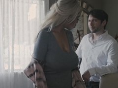 お尻, デカパイ, ブロンド, カップル, チン, はじめて, 淫乱熟女, プール