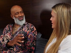 Grosse bite, Noire, Blonde, Sucer une bite, Hd, Interracial