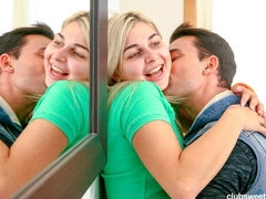 お尻, デカチン, フェラチオ, ボンデージ, カワイイ, キス, 剃毛, ティーン