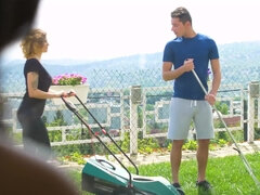 お尻, 舐める尻, デカパイ, イマラチオ, バック, 手コキする, 母, 義母