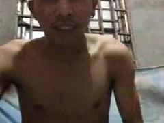 Asiatisch, Grosser schwanz, Schwul, Handjob, Netzkamera