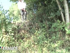 Grosse bite, Couple, Queue, Mamelons, De plein air, Chatte, Tatouage, Plan cul à trois