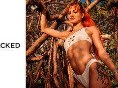 Zwart, Hondjeshouding, Natuurlijke tieten, Penis, Roodharige vrouw, Mager, Tiener, Tieten likken