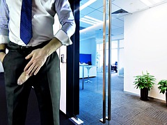 Wanking My Big Cock In The Office again Fantasy DIRTY DADDY VIDEO