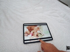 Kont, Slaapkamer, Grote lul, Zwart, Rondborstig, Interraciaal, Gezichtspunt, Billekoek