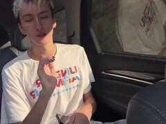 We Picked Up A Cute Guy On The Road And Fucked Him With My Girlfriend