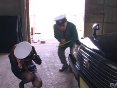 アジア人, フェラチオ, イく瞬間, チン, 顔射