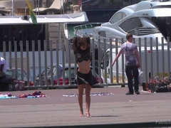 Anal, Bondage, Domination, Pieds, Maîtresse, Petite femme, Public, Esclave