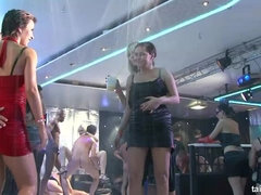 Habillées, Orgie, Fête, Actrice du porno, Satin, Suçant, Echangistes, Mouillée