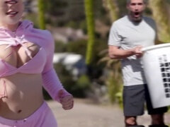 Grote lul, Reusachtig, Gigantische lul, Man man vrouw, Monster, Klein, Mager, Tieten likken