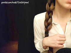 College, Dirty talk, Handjob, Teen