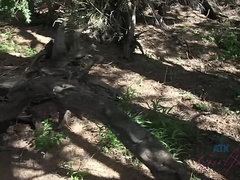 Jade loves being naked on the beach with you.