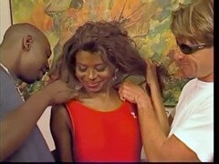 Anal, Beso negro, Belleza, Negro, Mamada, Semen en la boca, Doble penetracion, Trio