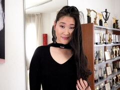 アジア人, デカチン, フェラチオ, 茶髪の, 自然山雀, ガリガリ, ティーン, オッパイの